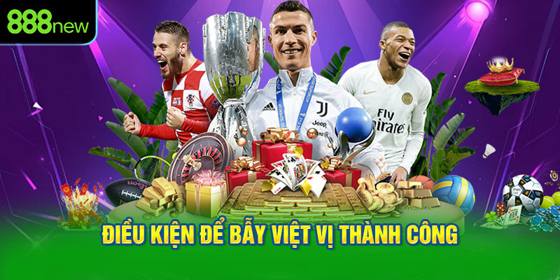 Điều kiện để bẫy việt vị thành công